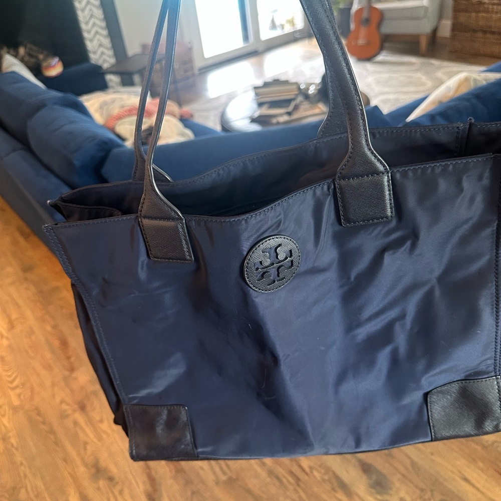 Tory Burch Ella Tote - navy - Picture 3 of 15